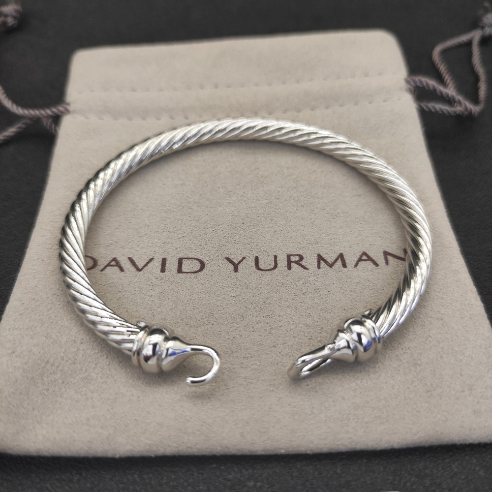David Yurman 5mm silver hook bracelet